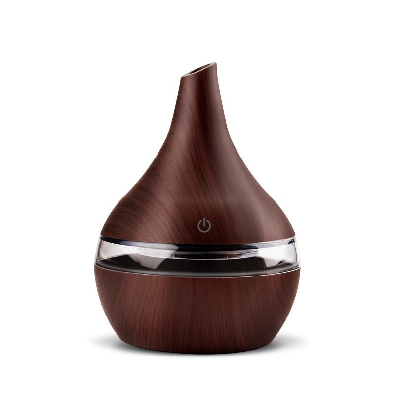 Wooden diffuser with a white background