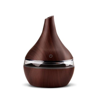 Wooden diffuser with a white background